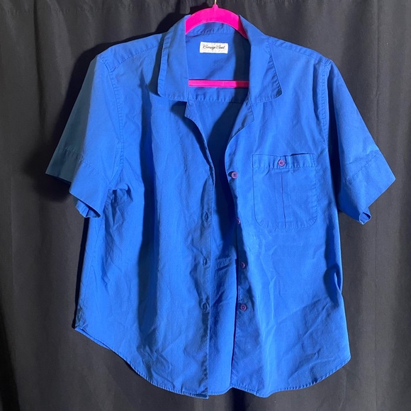 Blue button down - Picture 6 of 6